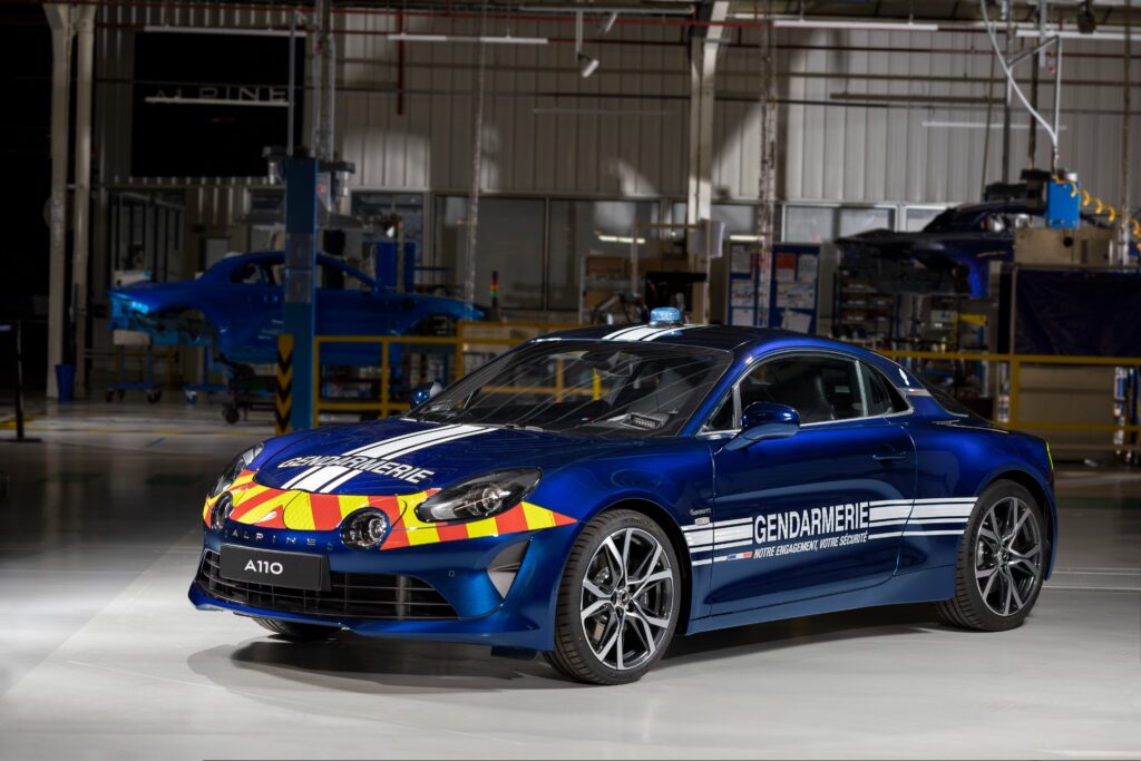 Une Alpine A110 Gendarmerie