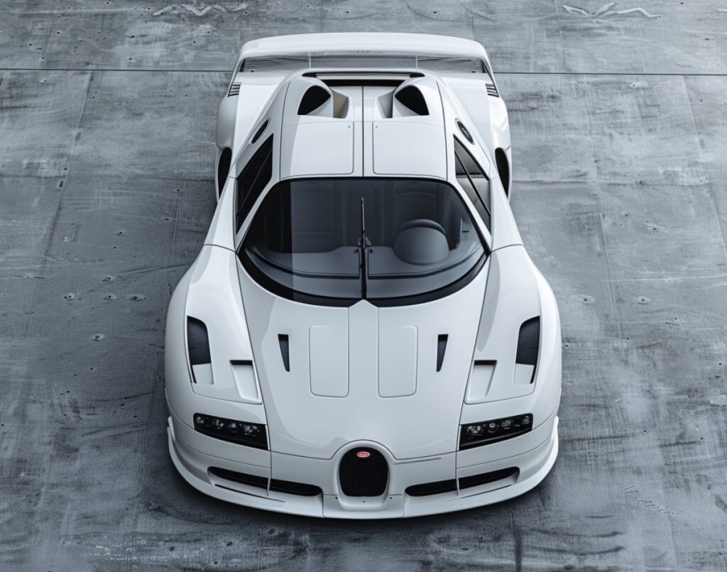 Ferrari F40 Bugatti Veyron Supercar concept 2024