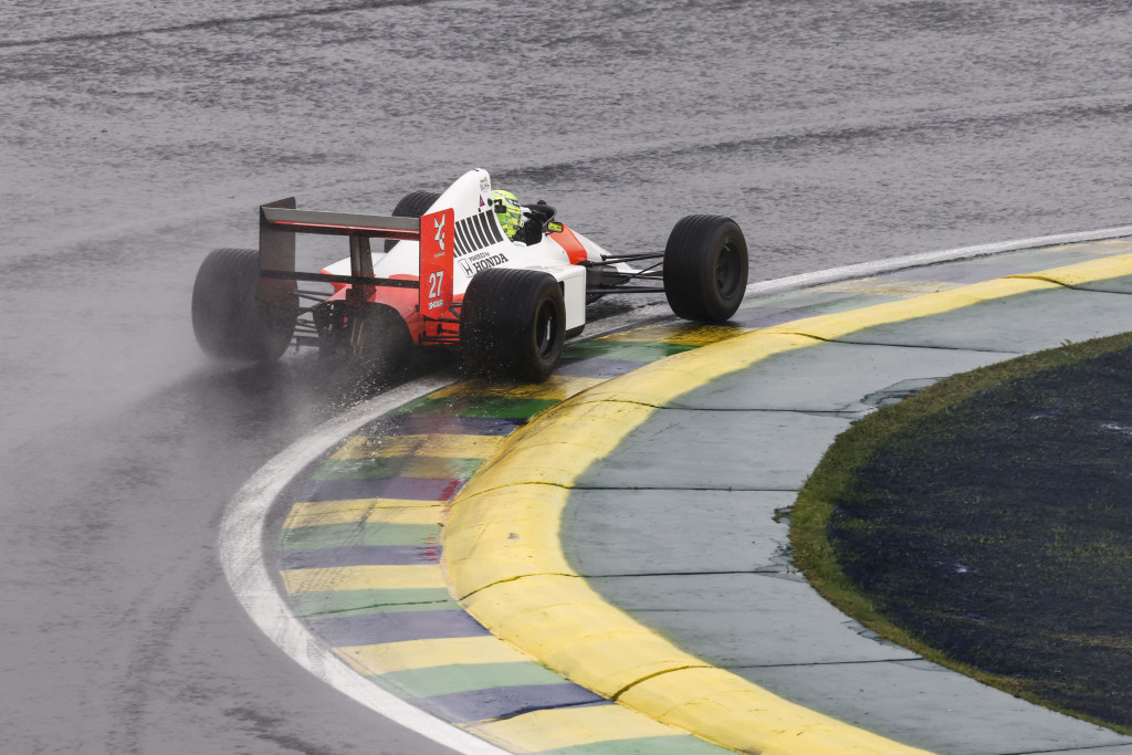 Ayrton Senna McLaren MP4/5B Lewis Hamilton brésil 2024