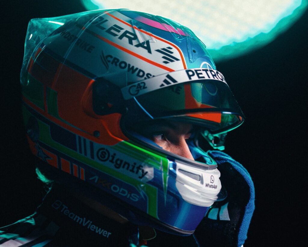 <p>Casques pilotes F1 2026 avec Kimi Antonelli</p>